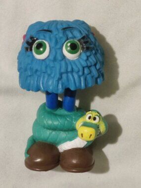 Vintage McDonald’s 1989 Blue & Green Fry Guy with Snake